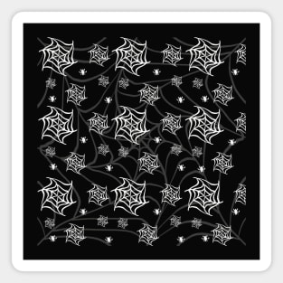 Spider web Halloween Magnet